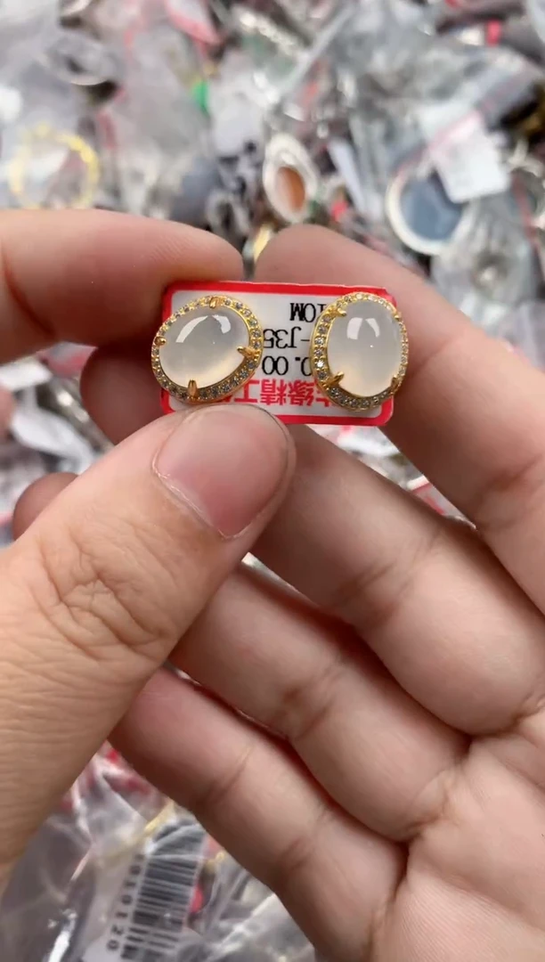 银S925镶嵌戒指翡翠11  11    7