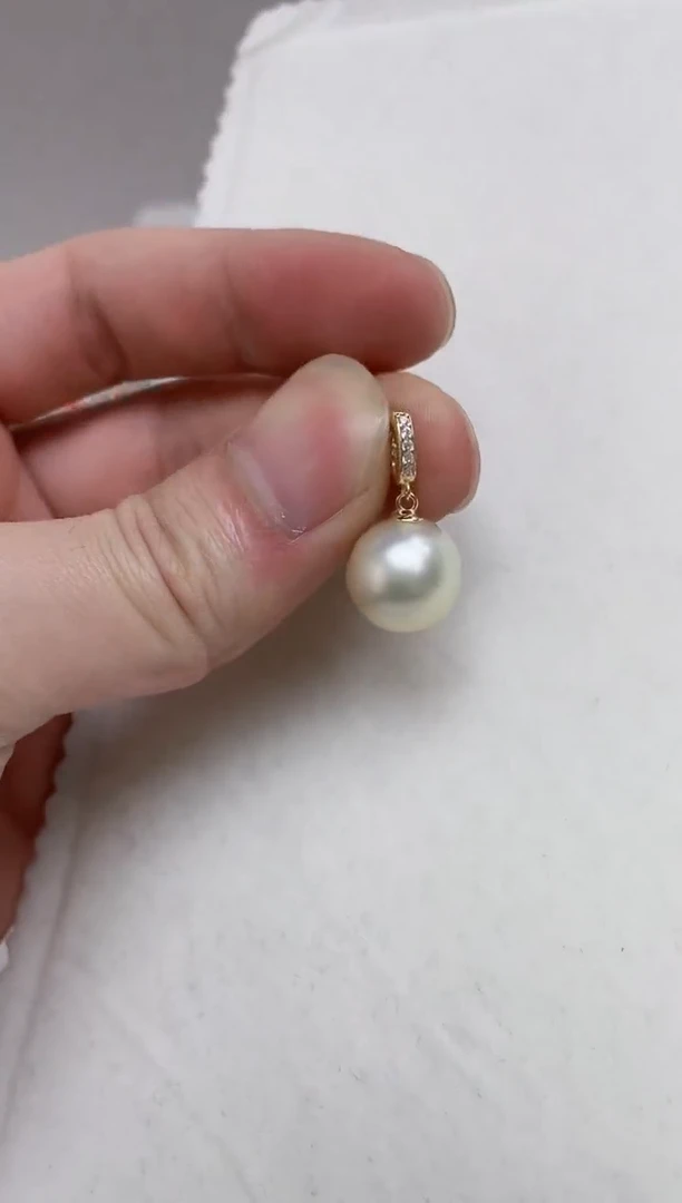 银S925镶嵌颈饰海水珍珠