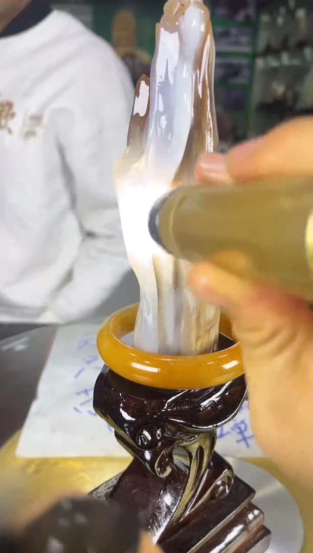 未镶嵌珠宝奇石硅化玉缅甸天然树化玉精品居家摆件