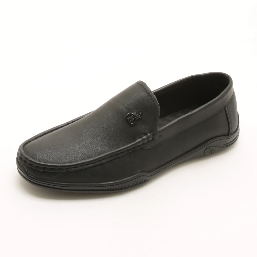 5508秋冬新款圆头一脚蹬懒人豆豆鞋男舒适软底开车透气休闲皮鞋