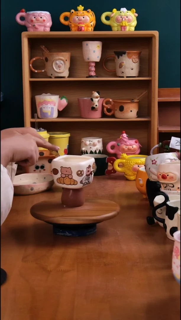 摆件陶景德镇原创手工陶瓷