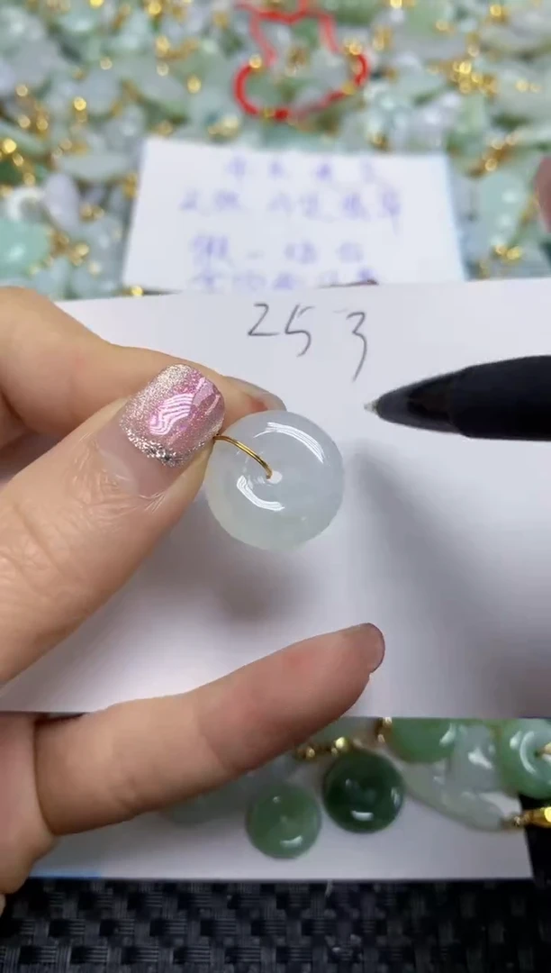 【闪购商品】翡翠颈饰合金天然A货翡翠