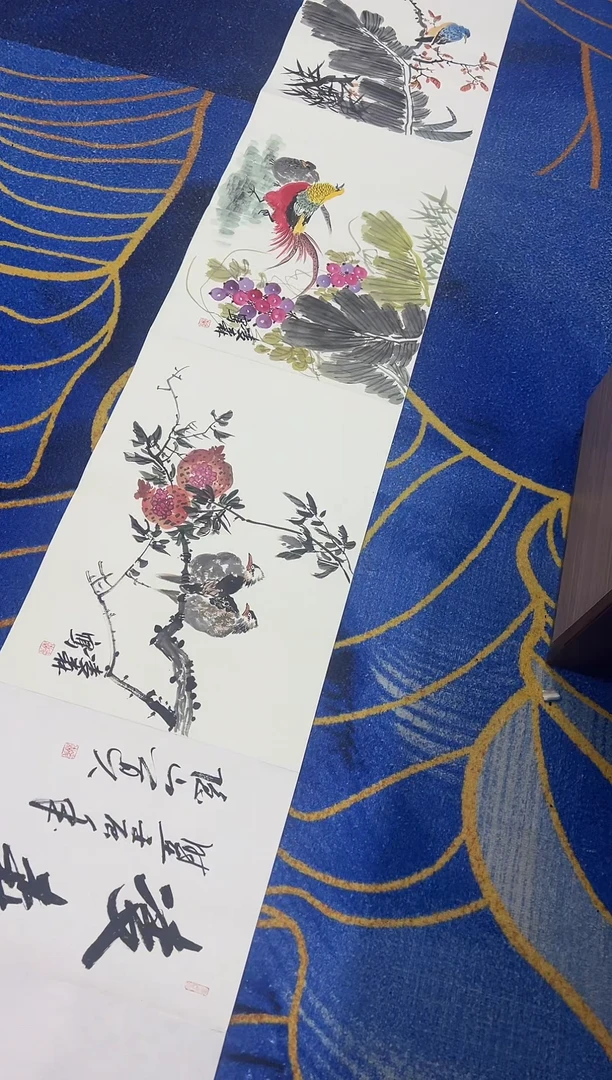 国画凌森老师的作品