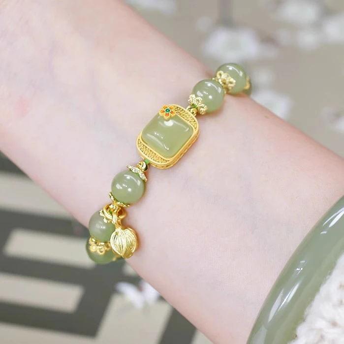 【官方正品】步步生莲方糖手串-轻奢ins风