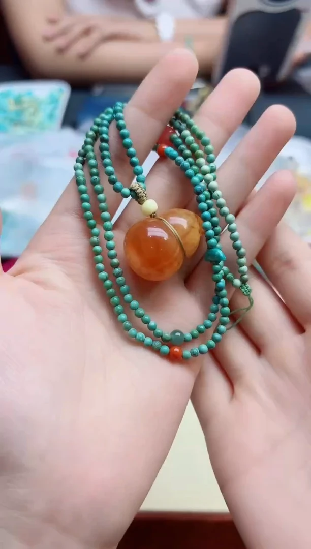 未镶嵌蜜蜡裸石蜜蜡葫芦吊坠*1 GW