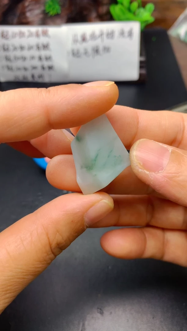 颈饰未镶嵌翡翠快**生料子