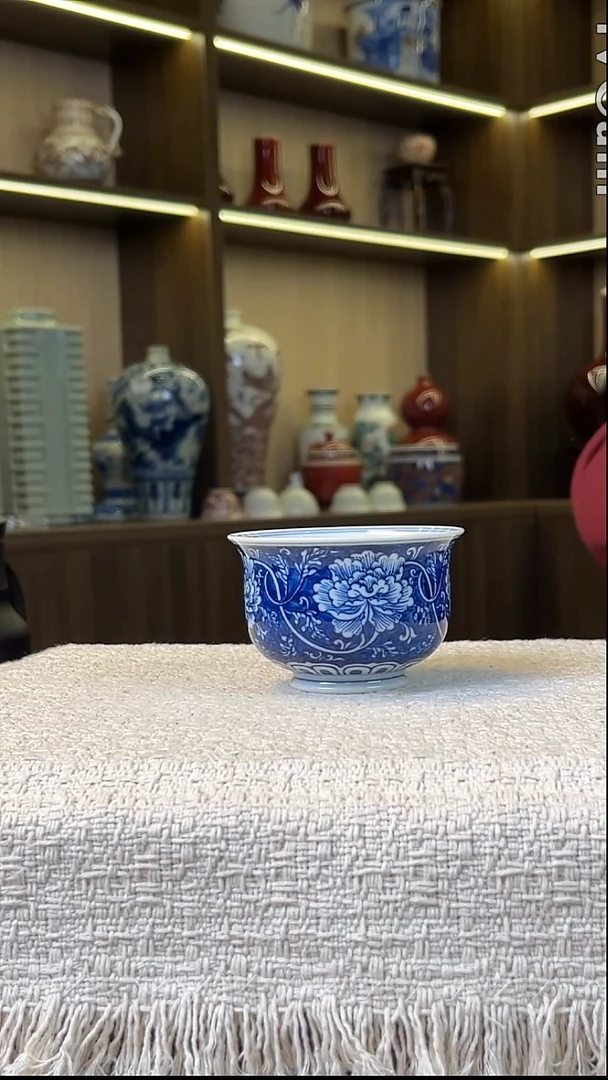 瓷片景德镇毛仔柴窑杯