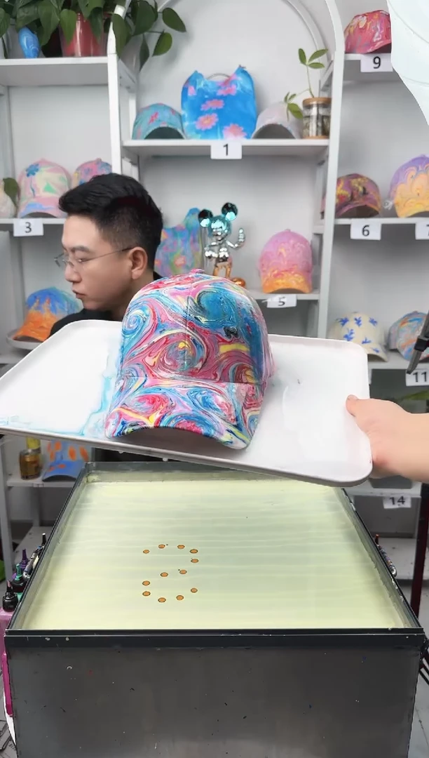 纯棉成人款星空水拓帽