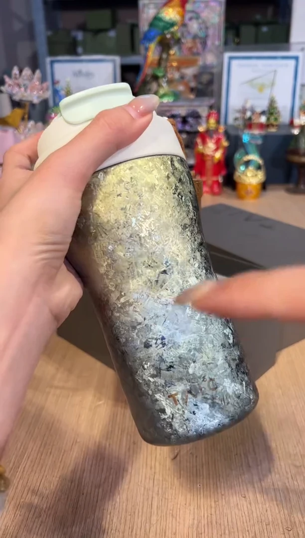 【闪购商品】杯71焕彩吸管咖啡杯（480ml）绿萝青