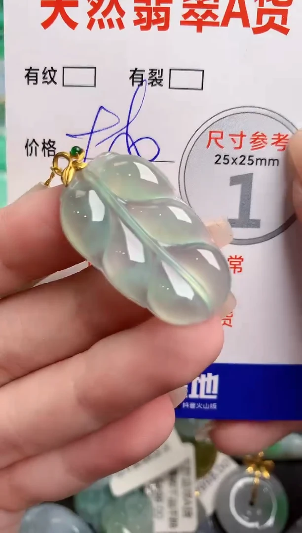 翡翠18K金镶嵌颈饰0598114043