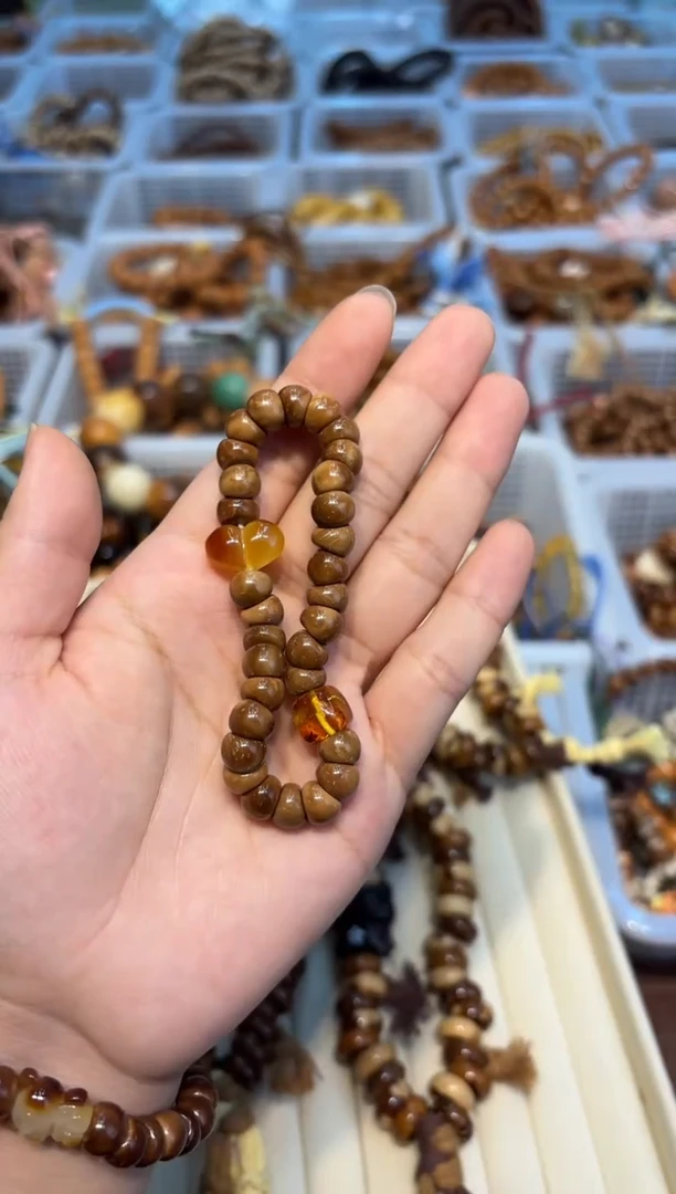 吊坠白玉菩提卡8.5mm库克蒜瓣大肠