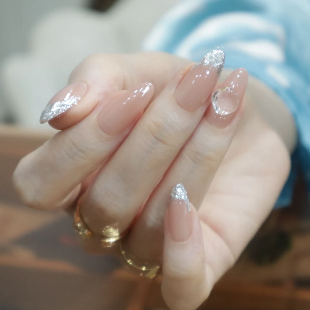 018天空之境纯手工穿戴甲美甲高级感甲片