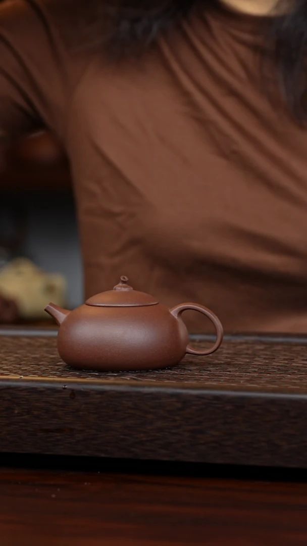茶壶紫砂1号，丹壶溢香紫砂壶150毫升
