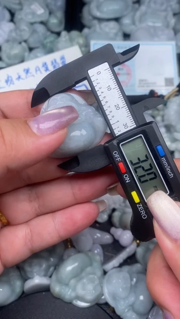 翡翠未镶嵌颈饰天然A货翡翠0335