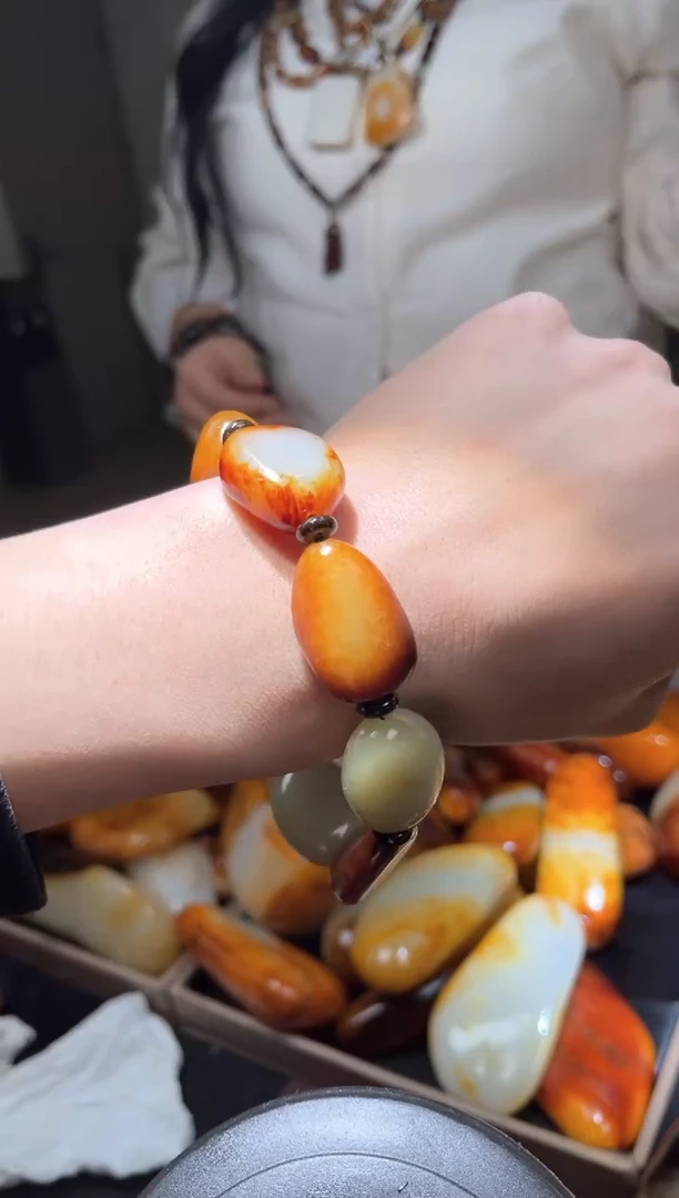 【闪购商品】和田玉（子料）颈饰未镶嵌YL-WW-2.14-5多样性发货