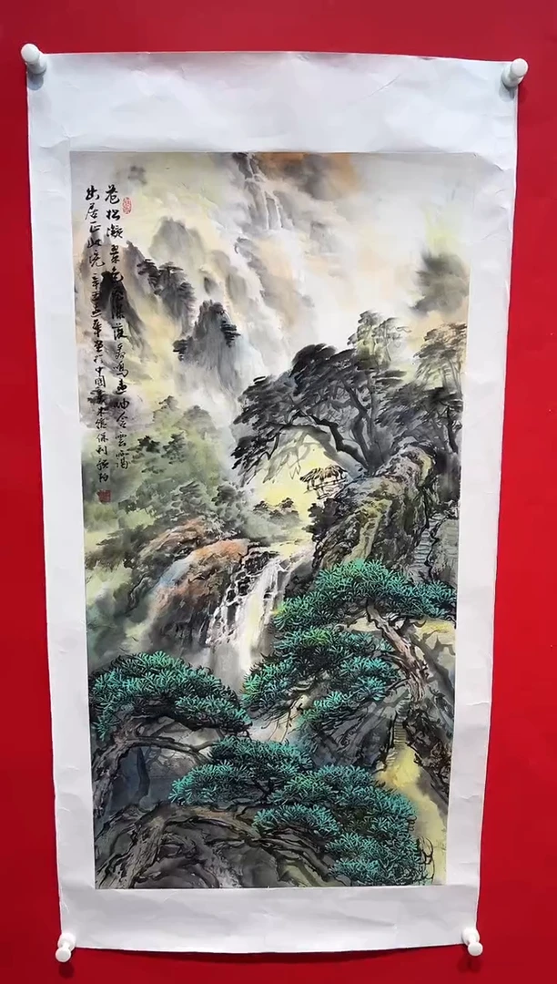 国画画家陆远华纯手绘原作