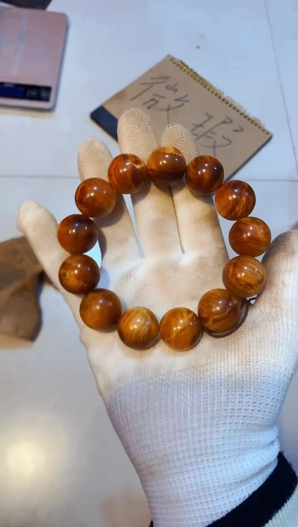 柏木（崖柏）黑金闪1.8单条北太行崖柏手把件手串