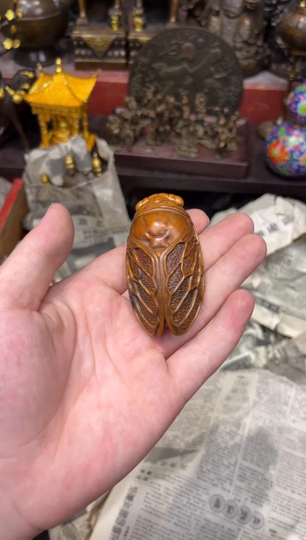 黄杨木E瑞瑞古铜高端精品78