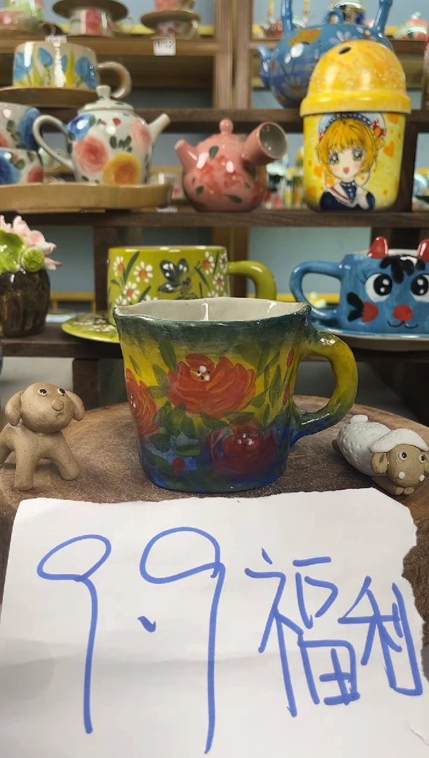杯子景德镇手工手绘陶瓷