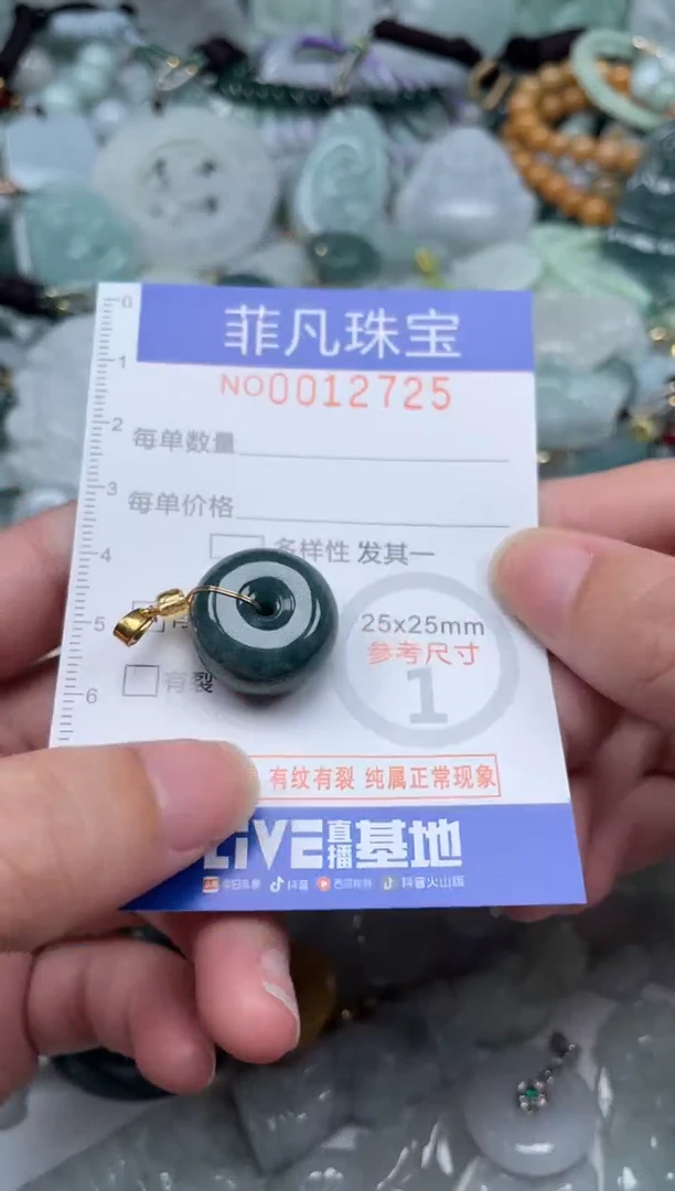 颈饰未镶嵌翡翠12725
