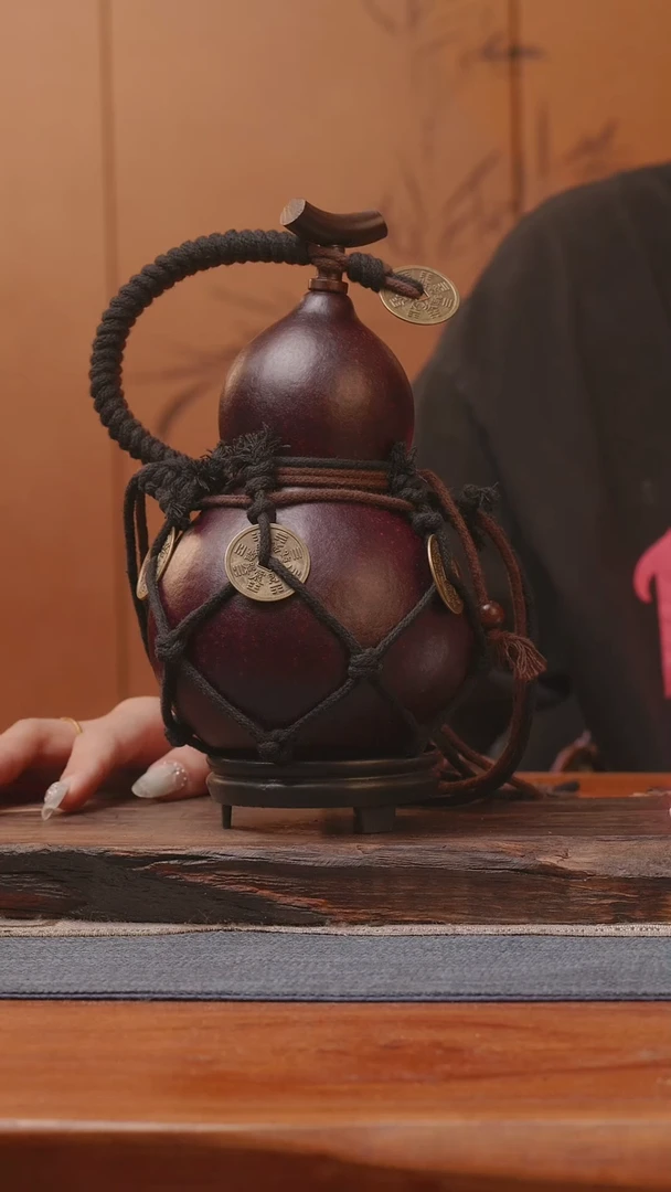 1748号精品大漆葫芦防腐防渗装水茶酒