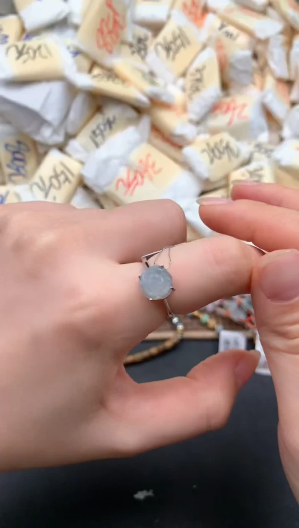 银S925镶嵌挂件翡翠1