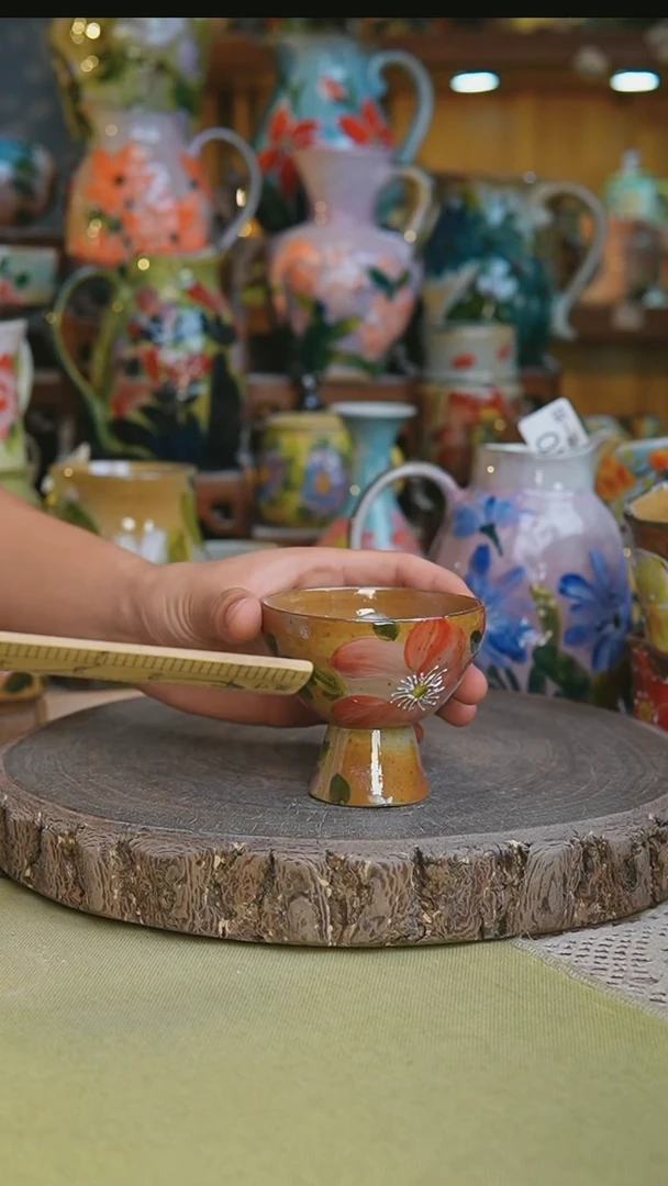 手绘手工陶瓷18景德镇手工高温釉下彩