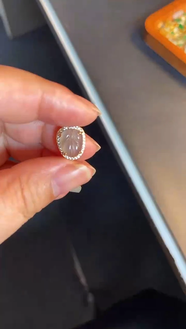 吊坠(不含链)银S925镶嵌翡翠1