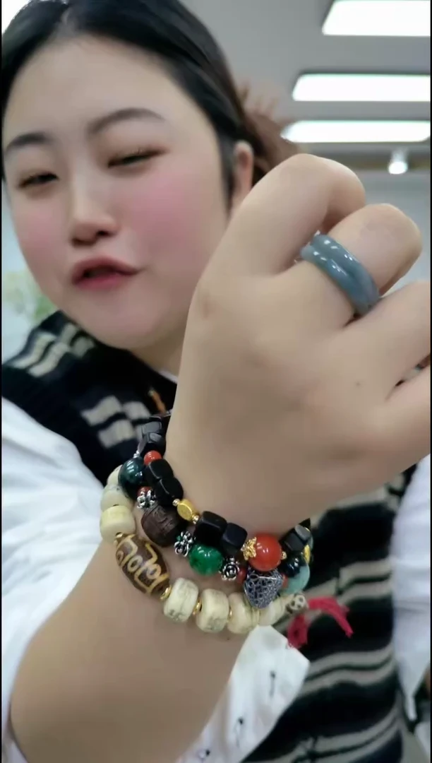 【闪购商品】翡翠戒指未镶嵌2307蓝水戒圈