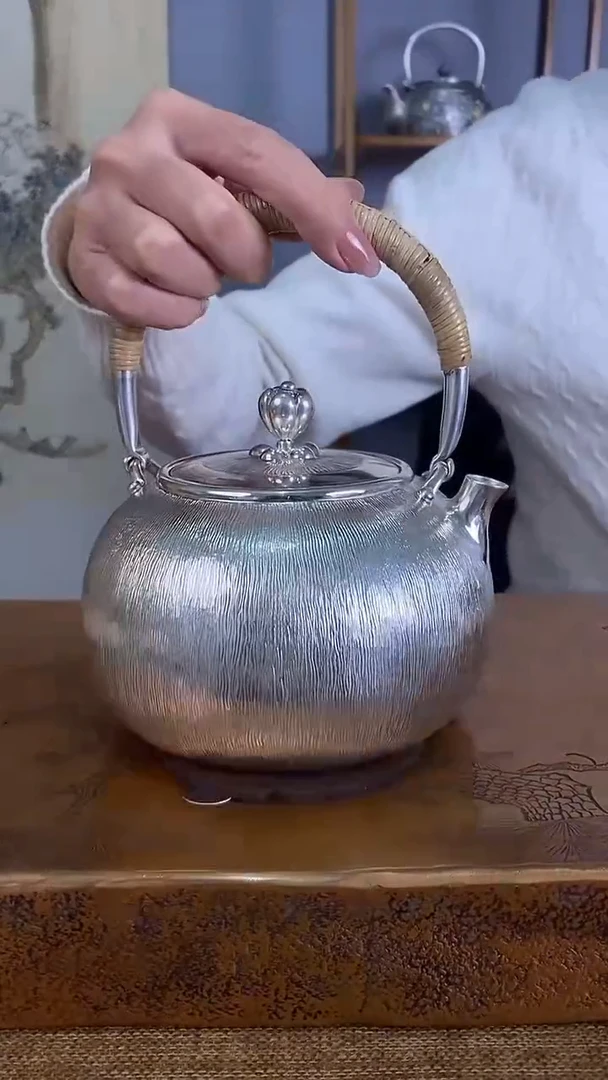 不二银工银白烧水壶