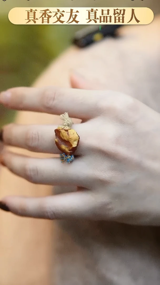 裸石琥珀未镶嵌*蜜蜡原石戒指设计款