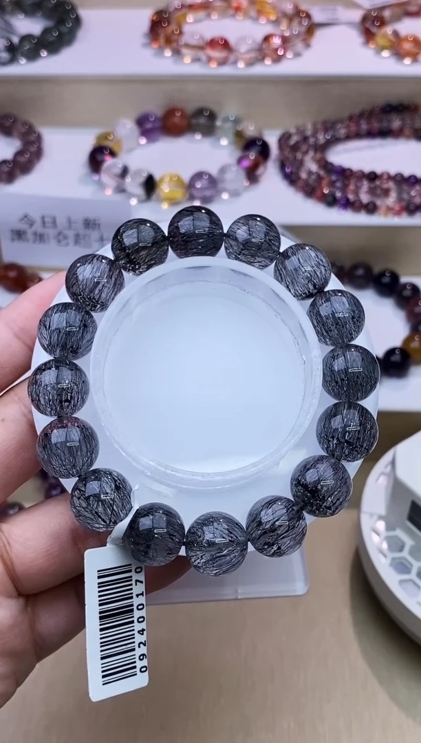 水晶手链未镶嵌黑超七13m+