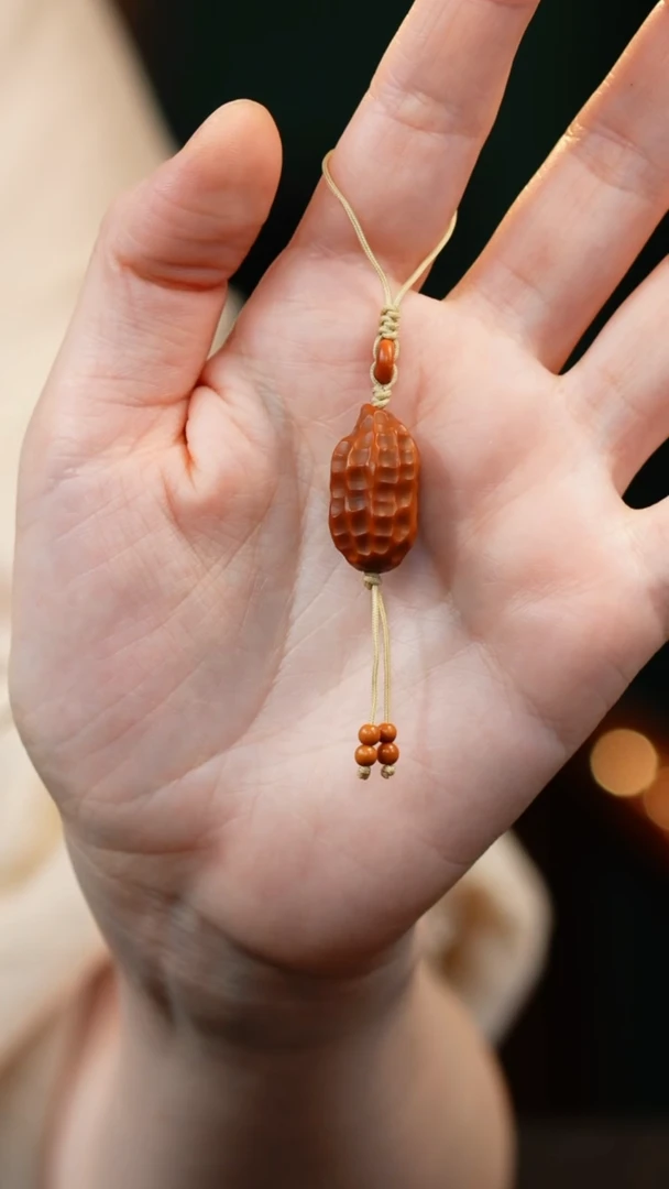 橄榄核吊坠花生单件