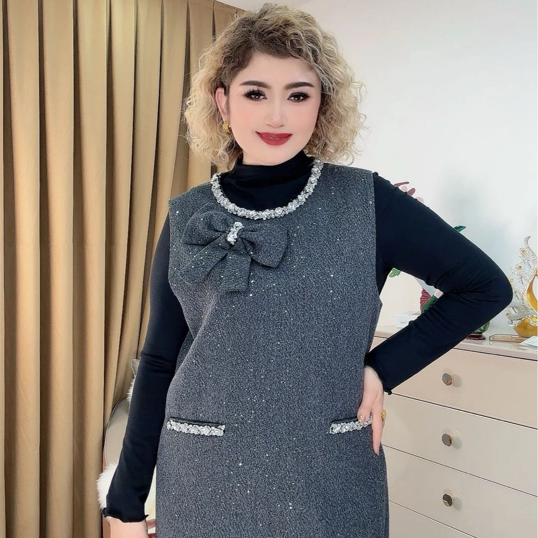 小香风气质重工显瘦6651时尚洋气两件套