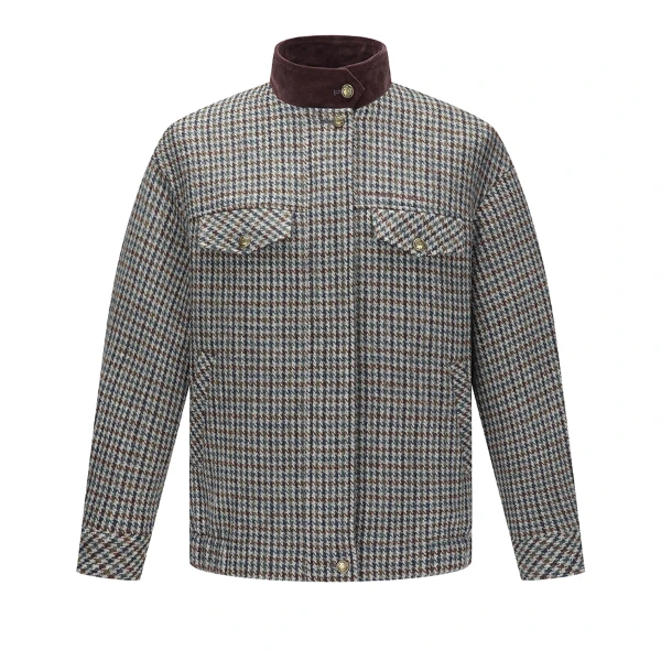 A BIG THANKS 沈腾同款千鸟格夹克 ABT2022426