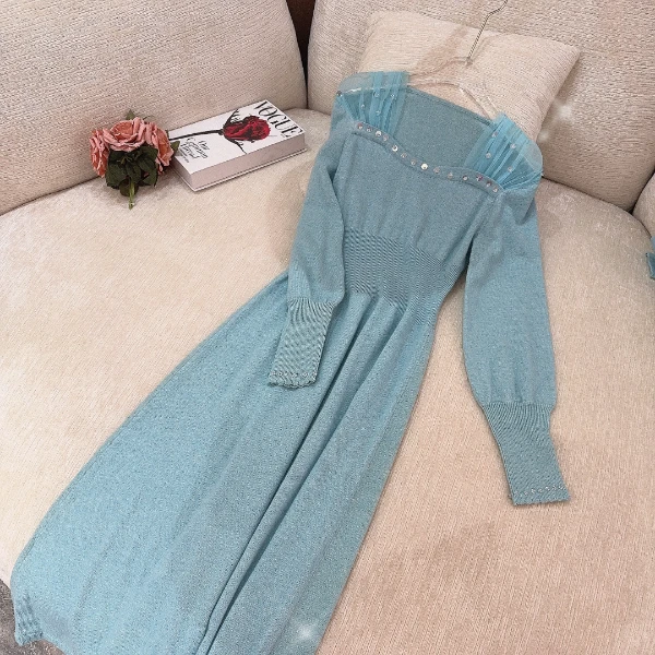 独宠【天色色孤品合集1】长袖时洋气尚气质舒适休闲女士连衣裙