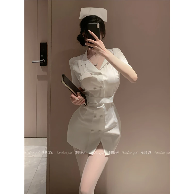 性感万圣节护士服co角色扮演职业装制服套装辣夜店演出服纯欲穿搭