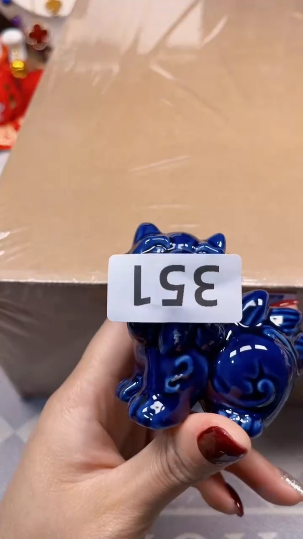 瓷片陶茶666文玩周边多人 白双肩