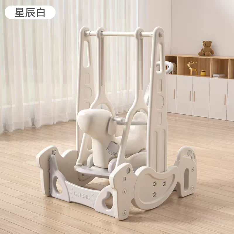 咕童二狗摇摇车蹦蹦车摇摇马宝宝玩具防摔木马婴儿蹦床周岁礼物