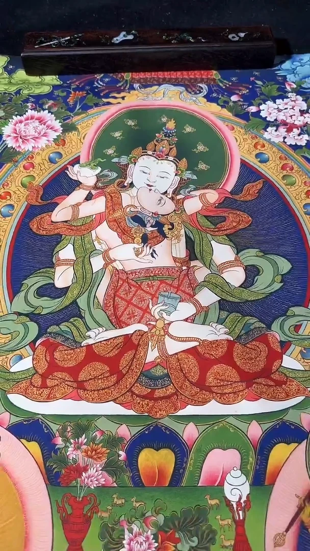 卷轴画藏式珍藏彩绘艺术馆138