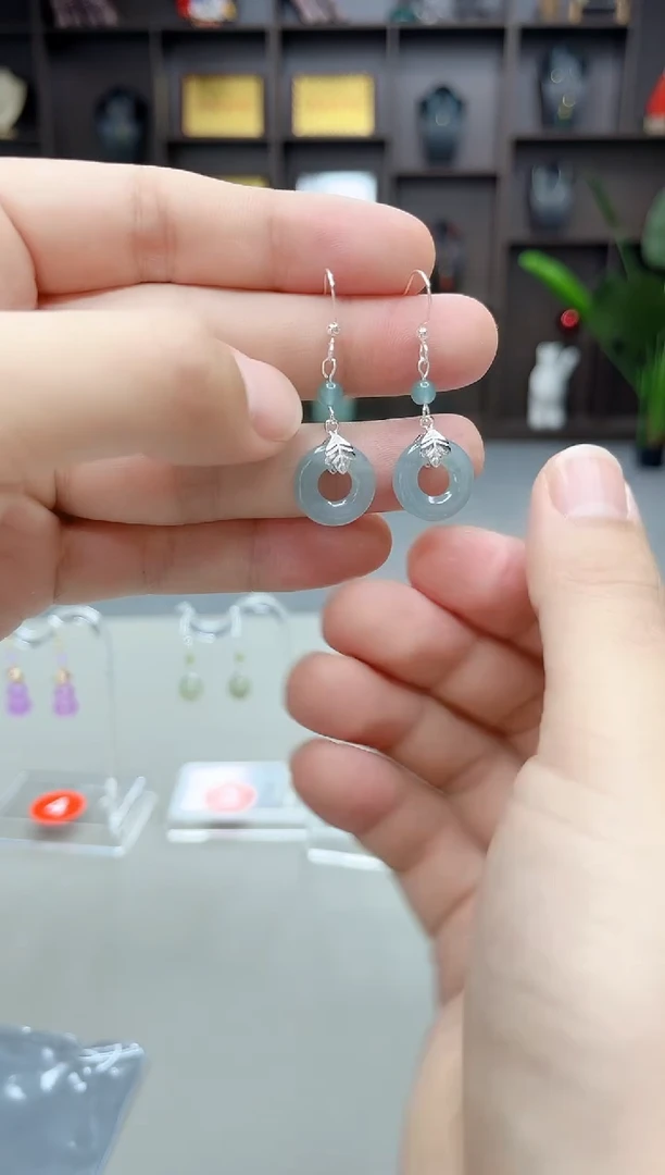 未镶嵌翡翠耳饰X34