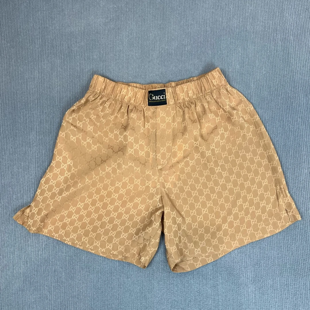 全新未使用 GUCCI/古驰 2409227/XS码/双g满印休闲短裤