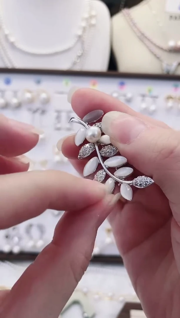 合金耳饰淡水珍珠31