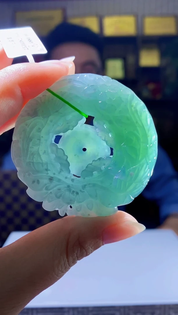 定制翡翠未镶嵌LL翡翠毛货WZ-30