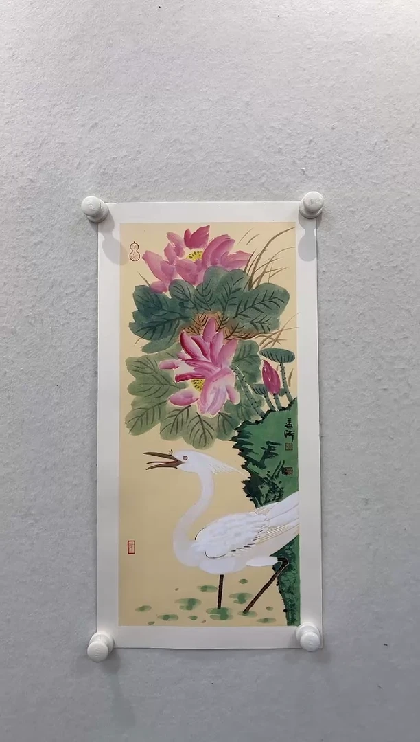 国画z郭老师--卡纸花鸟