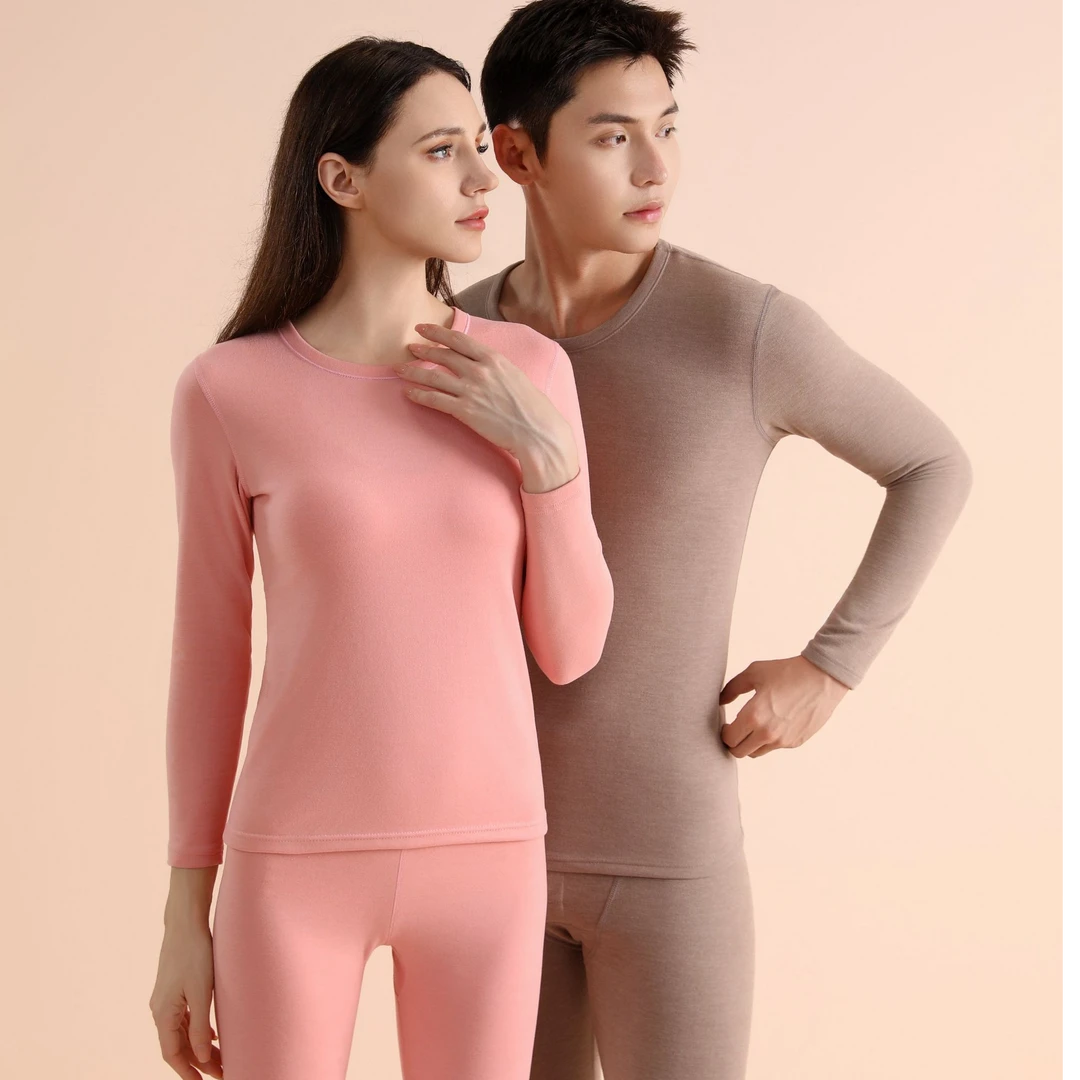 羊绒蚕丝保暖内衣男女同款