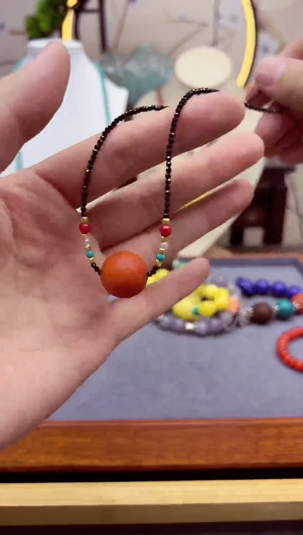 【闪购商品】蜜蜡手链14K金镶嵌x223`````