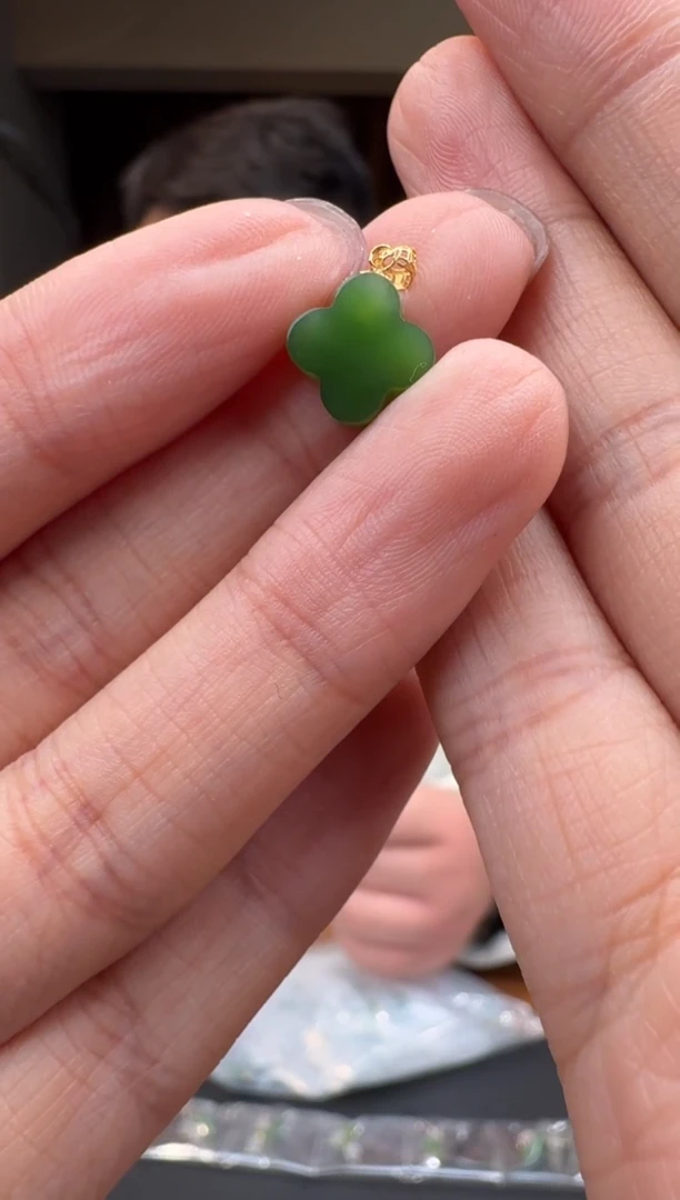 【闪购商品】和田玉1918K金镶嵌1.31冯总