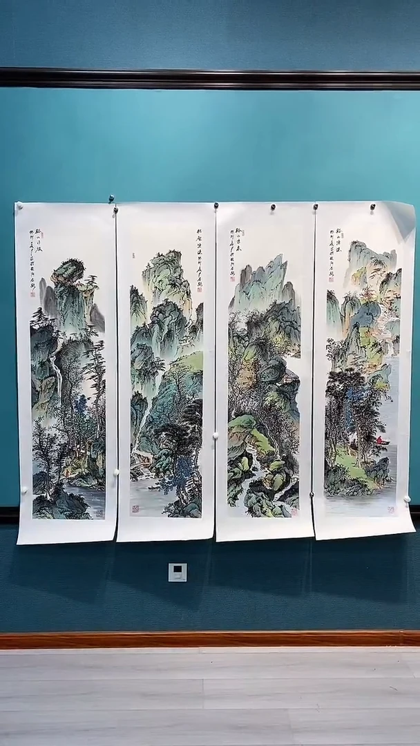 国画画都展厅明德老师国画作品42