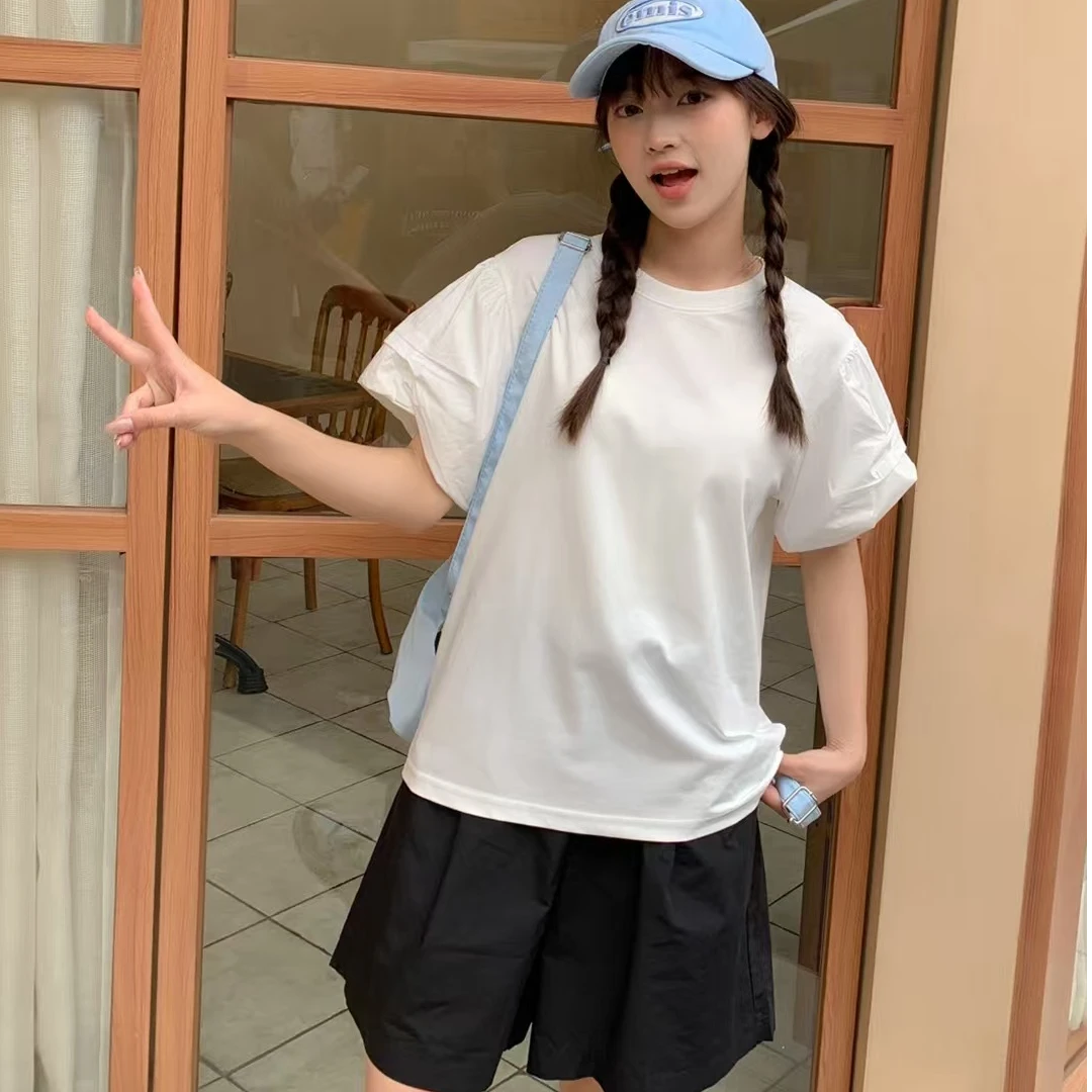 26517高端专享天花板夏款女宝短裤黑色（B)